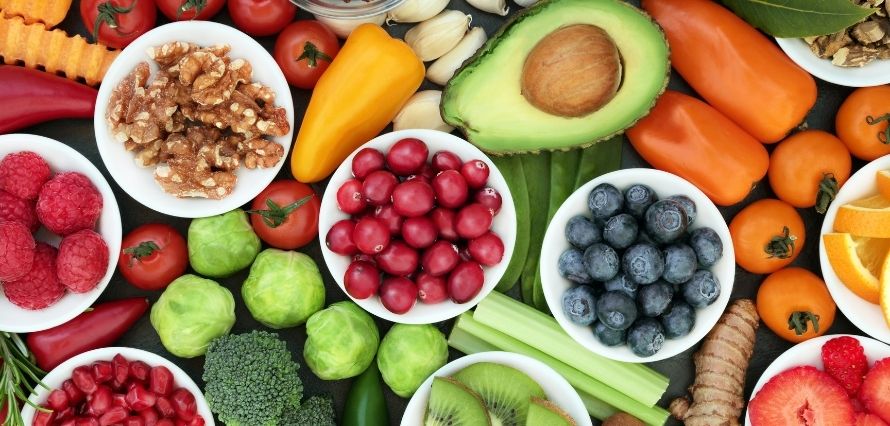gesunden snacks und superfoods